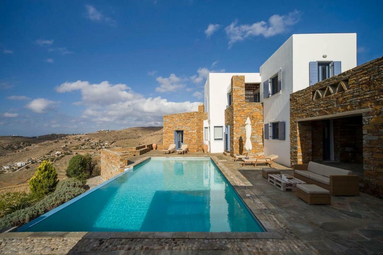 Luxury Cycladic Villa-Enjoy Infinity Pool Sunsets Koundouros Exterior photo