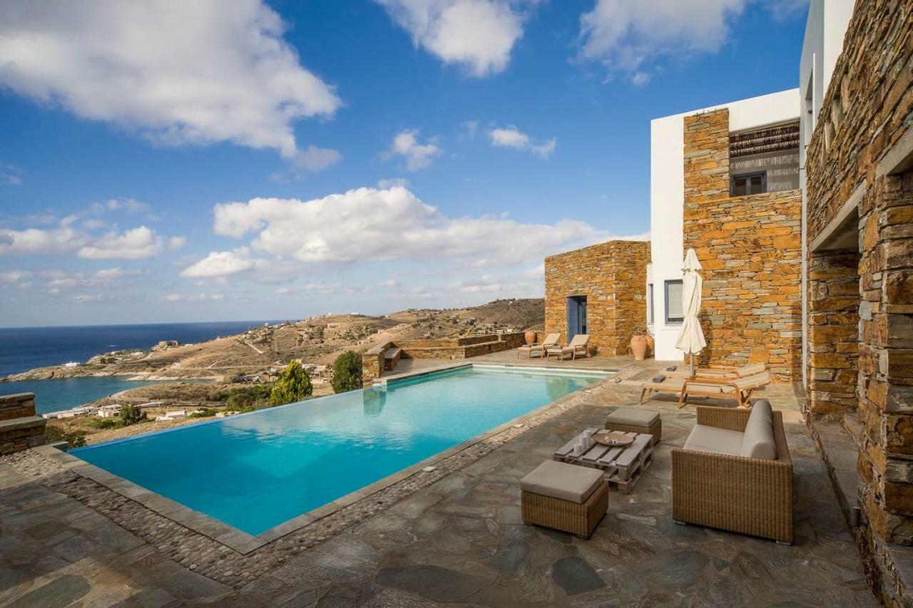 Luxury Cycladic Villa-Enjoy Infinity Pool Sunsets Koundouros Exterior photo